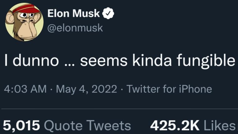 Elon Musk just obliterated NFT bros