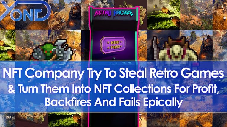 NFT Company Try To Steal Retro Games & Turn Them Into NFT Collections, Backfires & Fails Epically