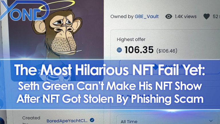 Seth Green Can No Longer Make His NFT Show, Loses Rights After NFT Gets Stolen By Phishing Scam