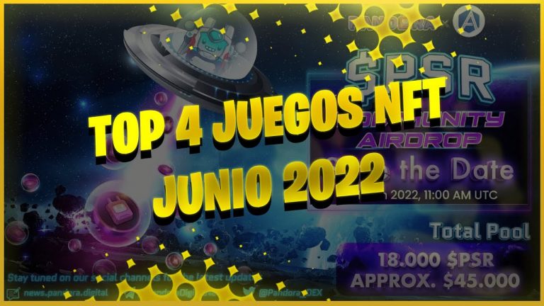 TOP 4 MEJORES JUEGOS NFT PARA GANAR DINERO | Junio 2022