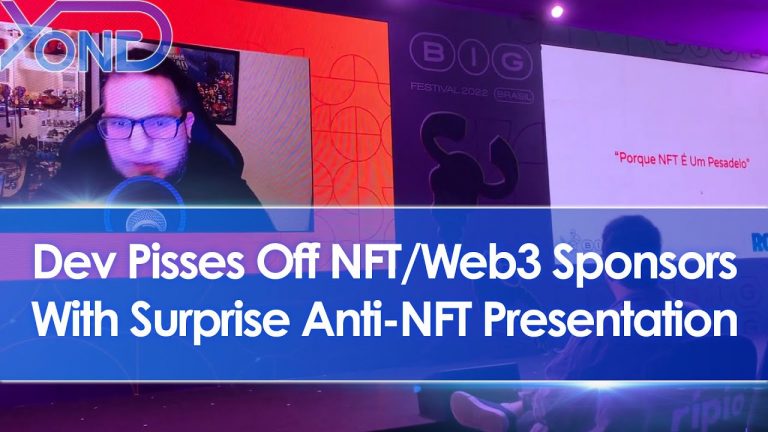 Dev Pisses Off NFT & Web 3 Sponsors Of Brazil Games Festival With Surprise Anti-NFT Presentation