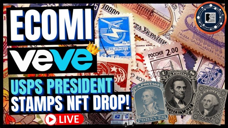 Ecomi / Veve – President Stamps USPS NFT Drop Live!