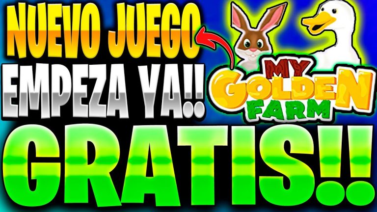 INICIA GRATISNUEVO JUEGO Nft Free To Play 2022 en WAXNuevo Nft Play to EarnMy Golden Farm NFT