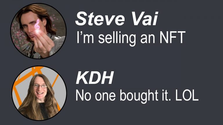 No One Bought Steve Vai’s NFT