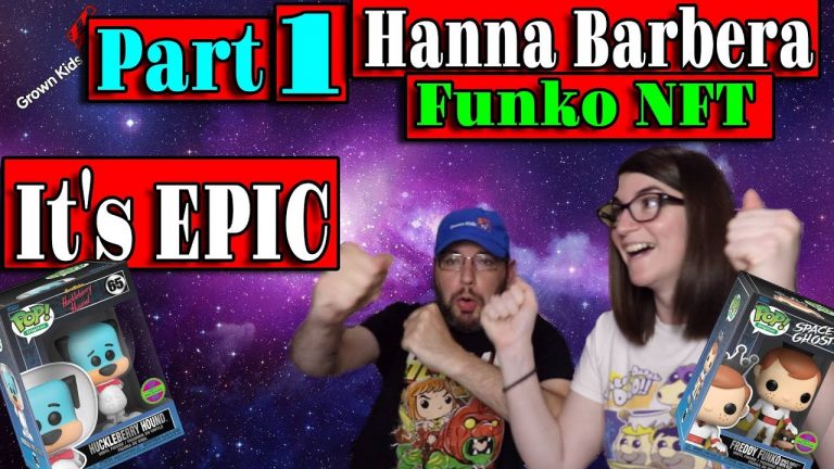 Part 1 of Hanna Barbera Funko NFT Epic Pack Openings! 10 Premium Packs! Redeemables!