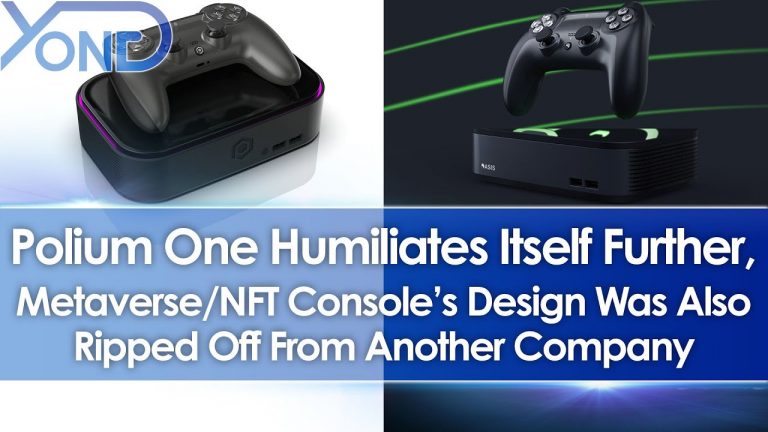 Polium One NFT/Metaverse Console Humiliates Itself Further, Console Design Was Also Ripped Off