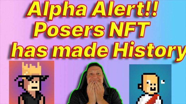 Alpha Alert!! Posers NFT made History as 1st NFT minted on Ethereum POS. No accident Fire Team!!!