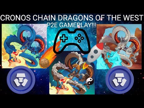 CRONOS CHAIN PROJECT DEEP DIVE!!! DRAGONS OF THE WEST NFT & PLAY TO EARN BETA GAMEPLAY! CRO COIN