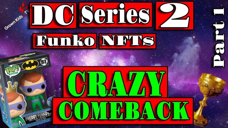 Crazy Come Back!!! FROM ONE PACK!! DC Series 2 Funko NFT Unpacking! Part 1