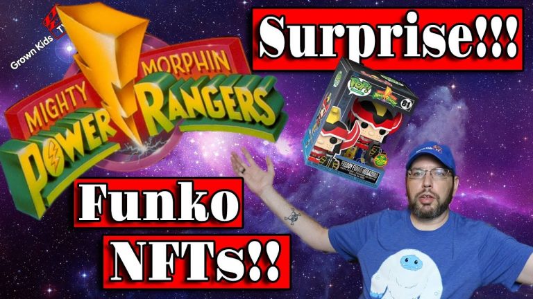 Surprise Power Ranger Funko NFT Pack Opening! 9 Packs!