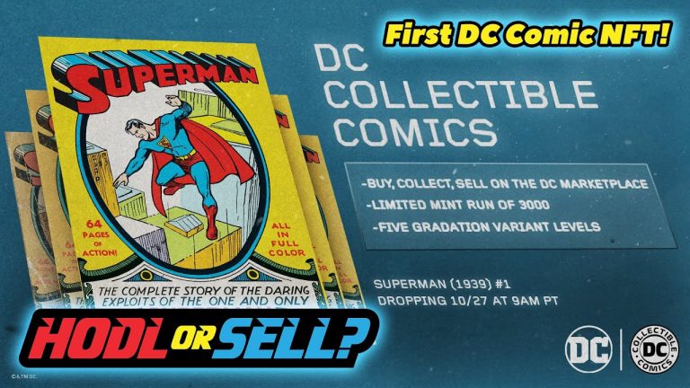 HODL or SELL? Superman 1! The First DC Comic NFT on Palm