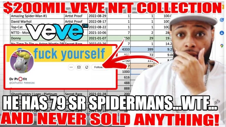 VEVE MEGA WHALE FULL $200,000,000 NFT COLLECTION!!! SUPER BULLISH FOR ECOMI INVESTORS… HODL!!!