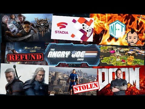 AJS News – Witcher 3 Skins, NFT Bro Burns Painting, Mick Gordon VS ID, Superman Game Stolen, BG3!