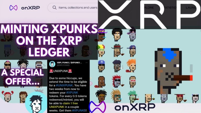 MINTING XPUNKS NFTs on ONXRP! XRP Ledger NFT Marketplace XPUNKS