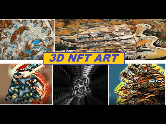 3D NFT ART / 3d nft digital art / 3d nfts / 3d animated nft, by Nosheen Ch.