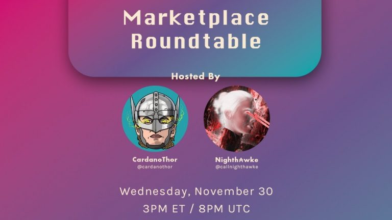 Cardano NFT Marketplace Roundtable