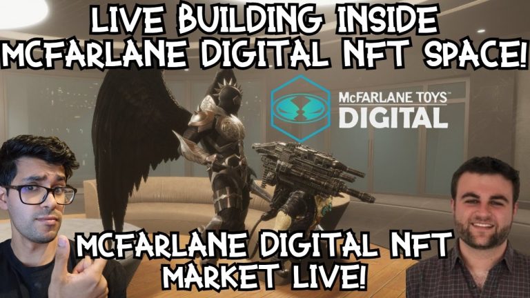 McFarlane Digital NFT building LIVE! Custom spaces with airdropped collectibles and accessories