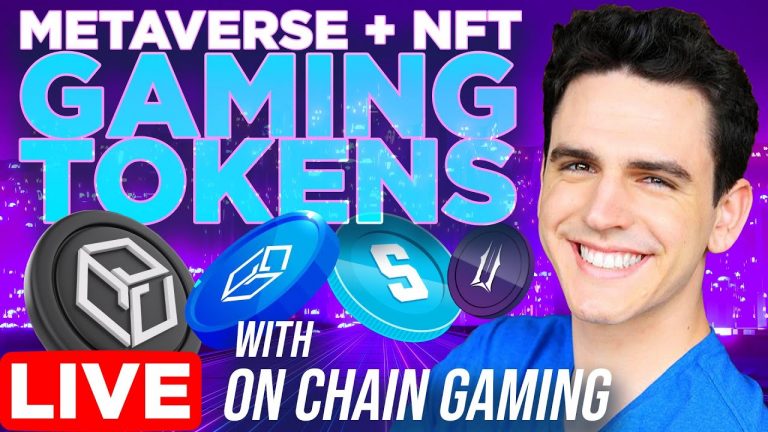 NFT Gaming Tokens & Metaverse Growth Data w/ @OnChainGaming