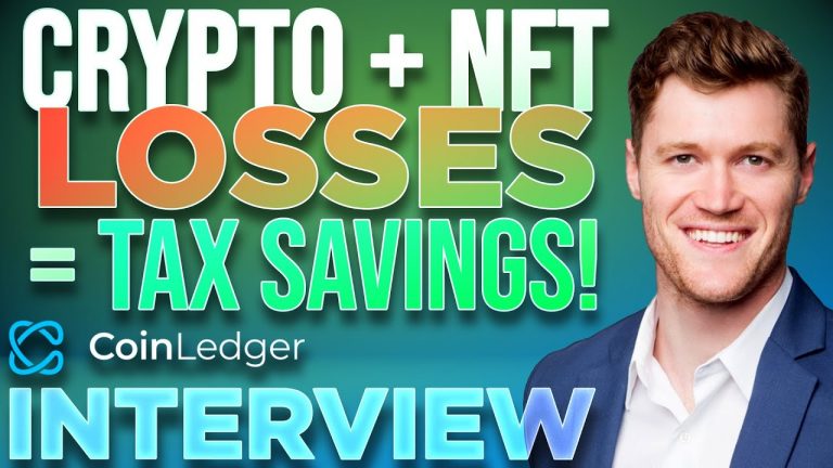 Save on Taxes w/ NFT & Crypto Losses! | CoinLedger CEO interview