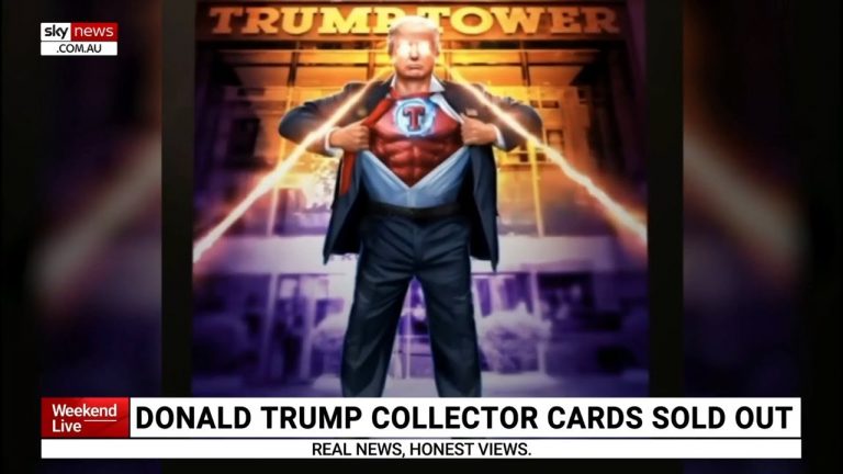 Trump unveils digital NFT trading cards selling out in less than 24 hours