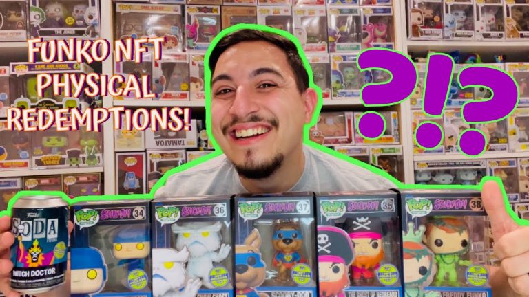 Unboxing Funko NFT Scooby Doo Physical Redemption Set!