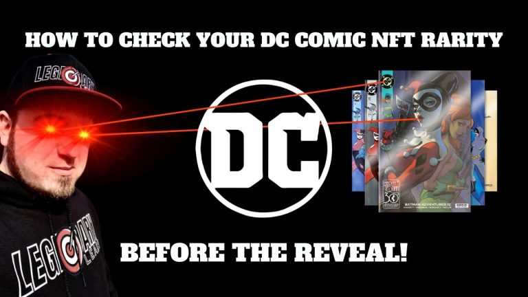 How To Check Your DC Comic NFT Rarity Before the Reveal!