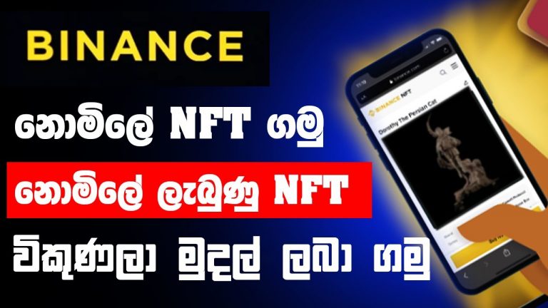 Make Money Online | How to Get Binance NFT | How To sell Binance NFT Sinhala 2023 CRYPTOSINHALA