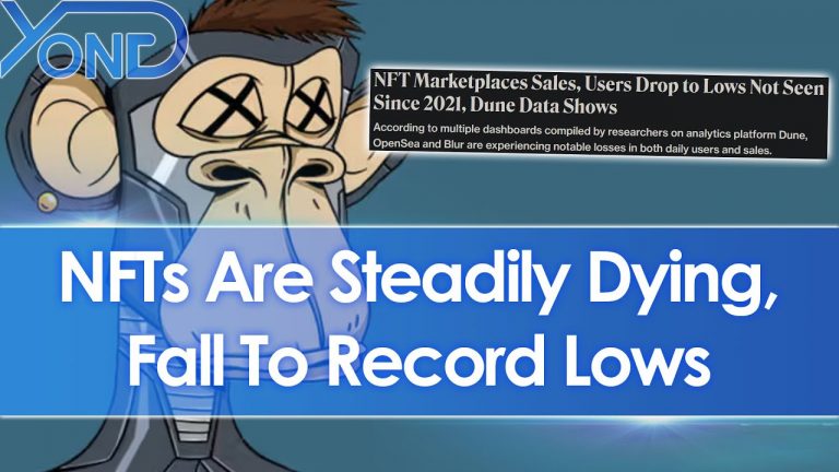 NFTs Are Steadily Dying As User Numbers, Trading Volume, & Value Fall To Record Lows