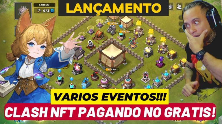 CLASH OF CLANS NA VERSÃO NFT FREE PLAY TO EARN? CLASHROW!